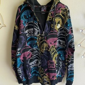 Marvin the Martian zip up hoodie